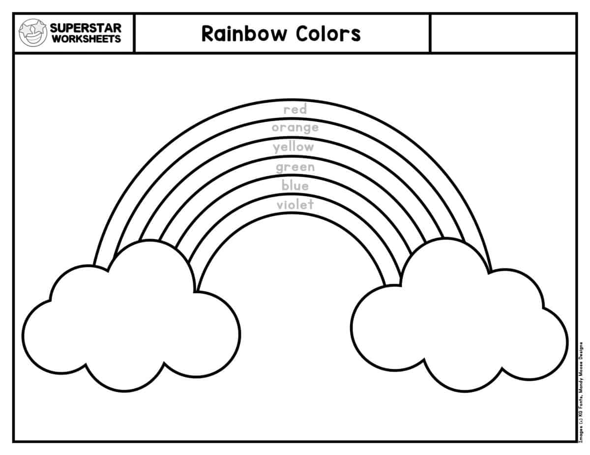 Coloring worksheets for preschool