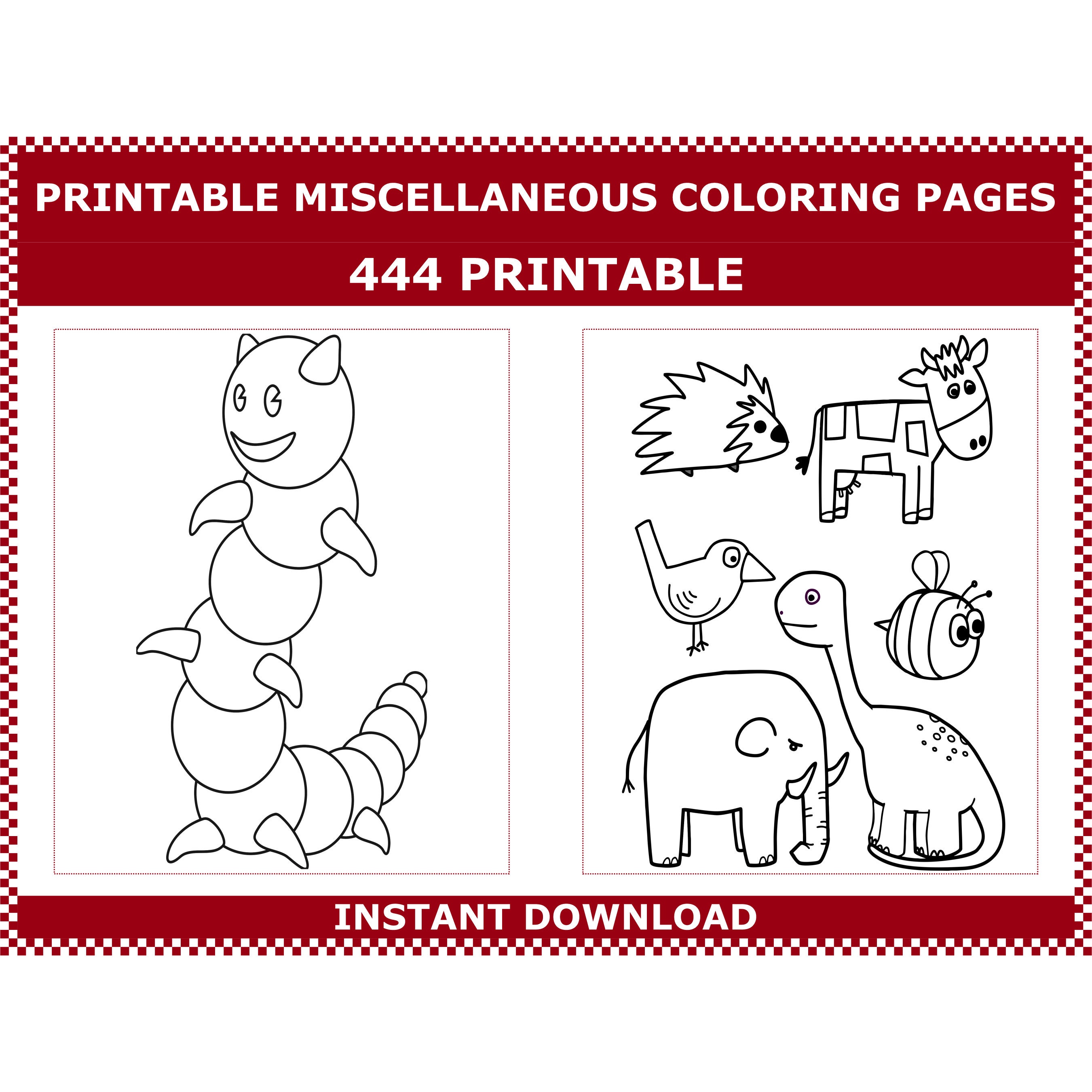 Printable coloring pages for kids pages assortment of printables to print for your children to color by acminimalist