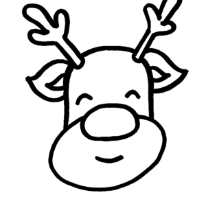 Rudolph coloring pages printable for free download