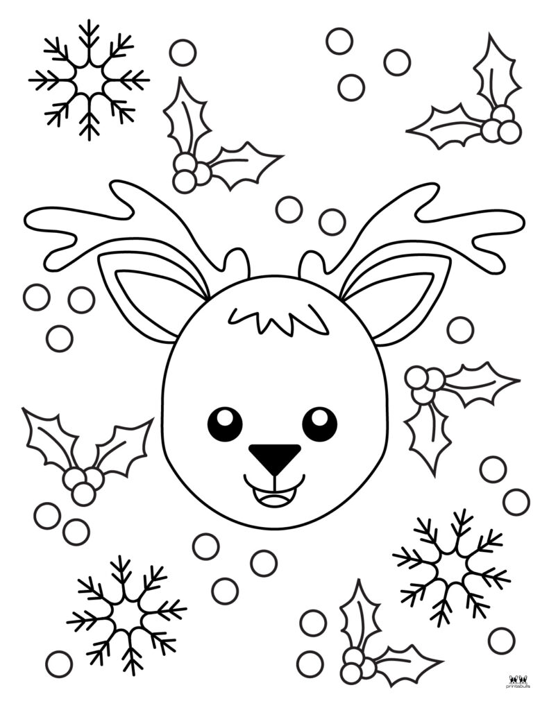 Reindeer coloring pages