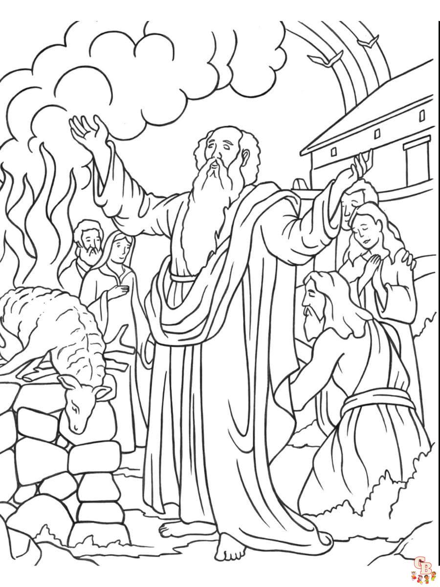 Printable religious coloring pages free for kids and adults