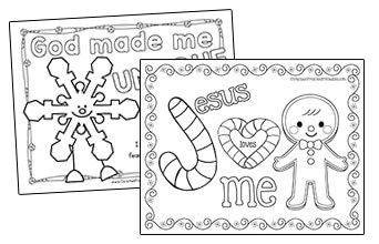 Christmas bible coloring pages