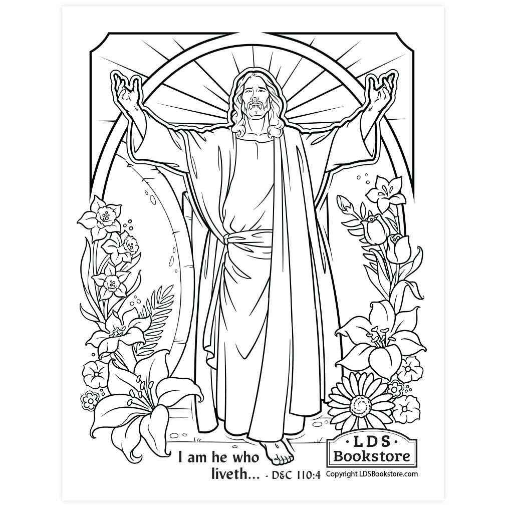 Free easter coloring page