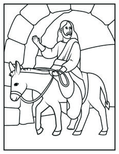 Free religious easter coloring pages printables