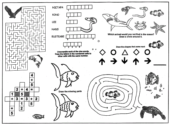 Childrens menus kids activity restaurant placemats coloring pages for kids activity sheets for kids coloring for kids