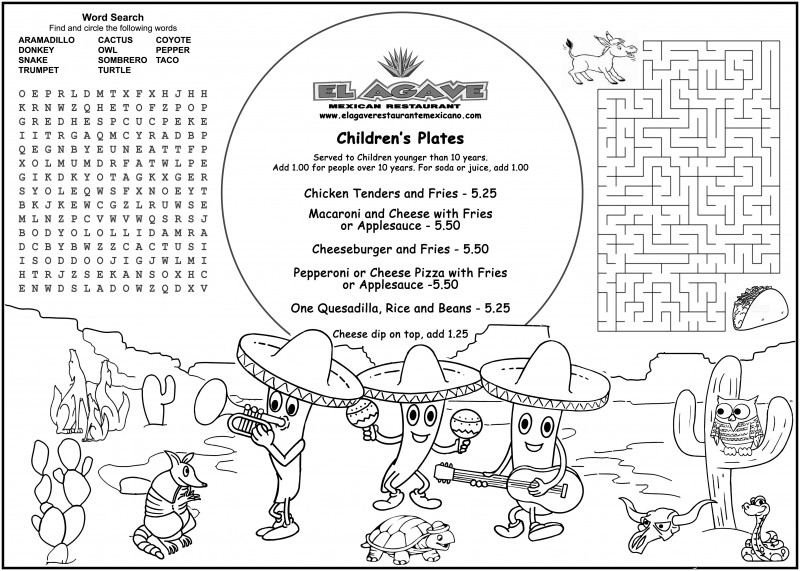 Free printable restaurant menu templates new childrens menus kids coloring menus for restaurâ valentine coloring pages coloring for kids coloring pages for boys