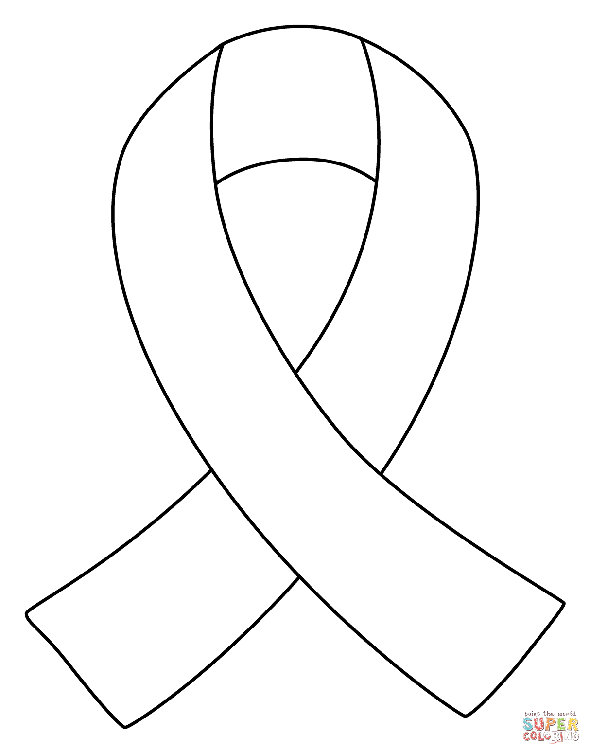 Reminder ribbon emoji coloring page free printable coloring pages