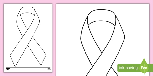 Awareness ribbon template charity ribbon template