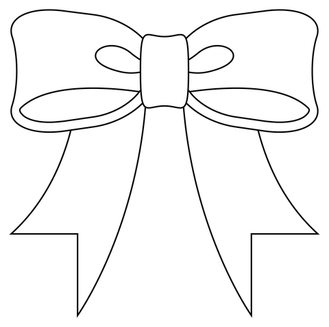 Ribbon coloring page free printable coloring pages