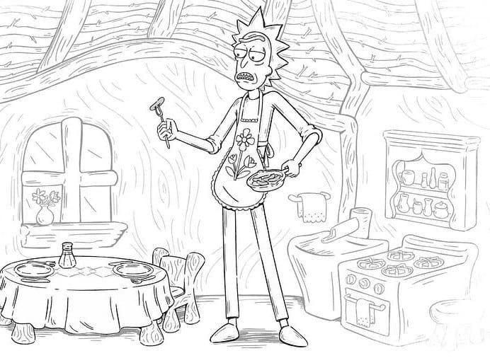 Rick and morty coloring pages printable for free download