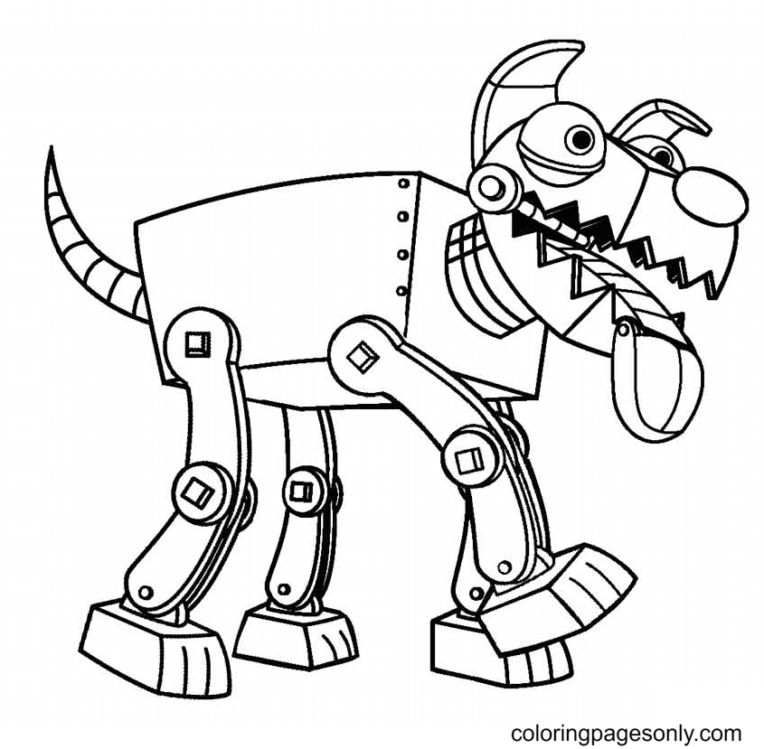 Robot coloring pages printable for free download