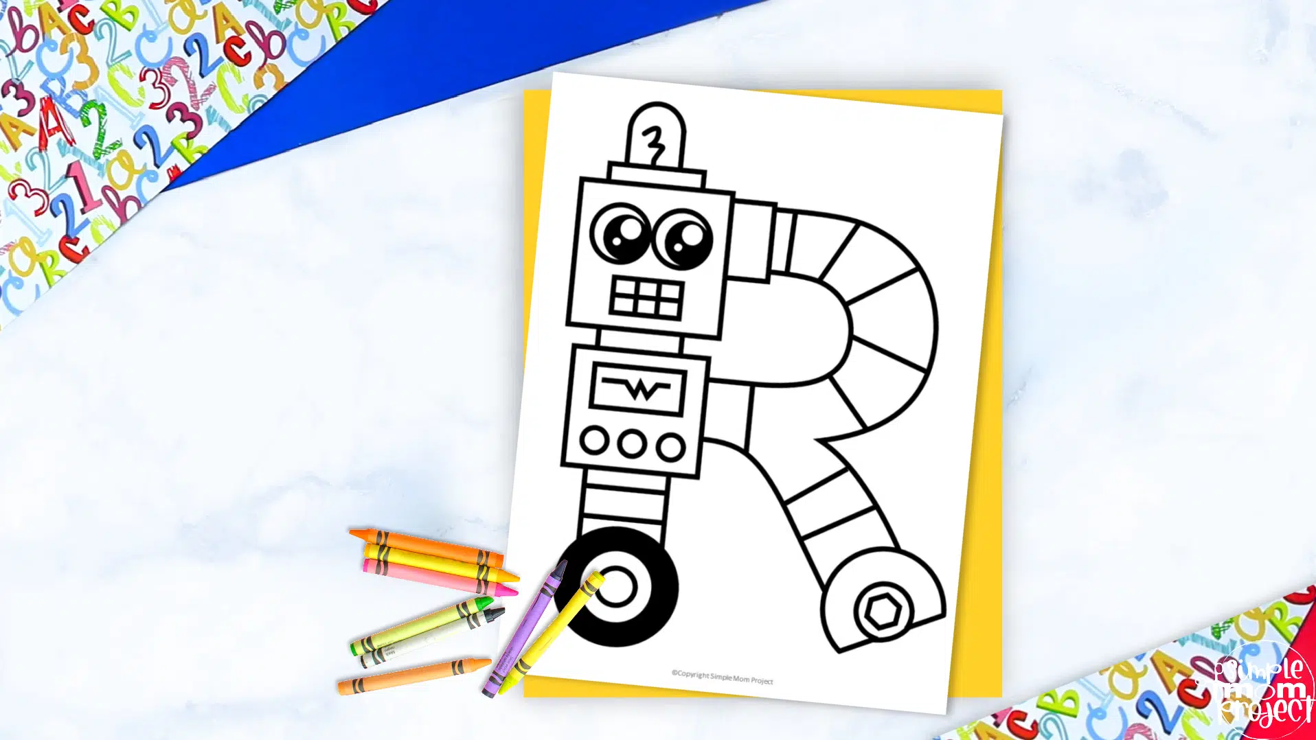 Fun printable alphabet coloring pages â simple mom project