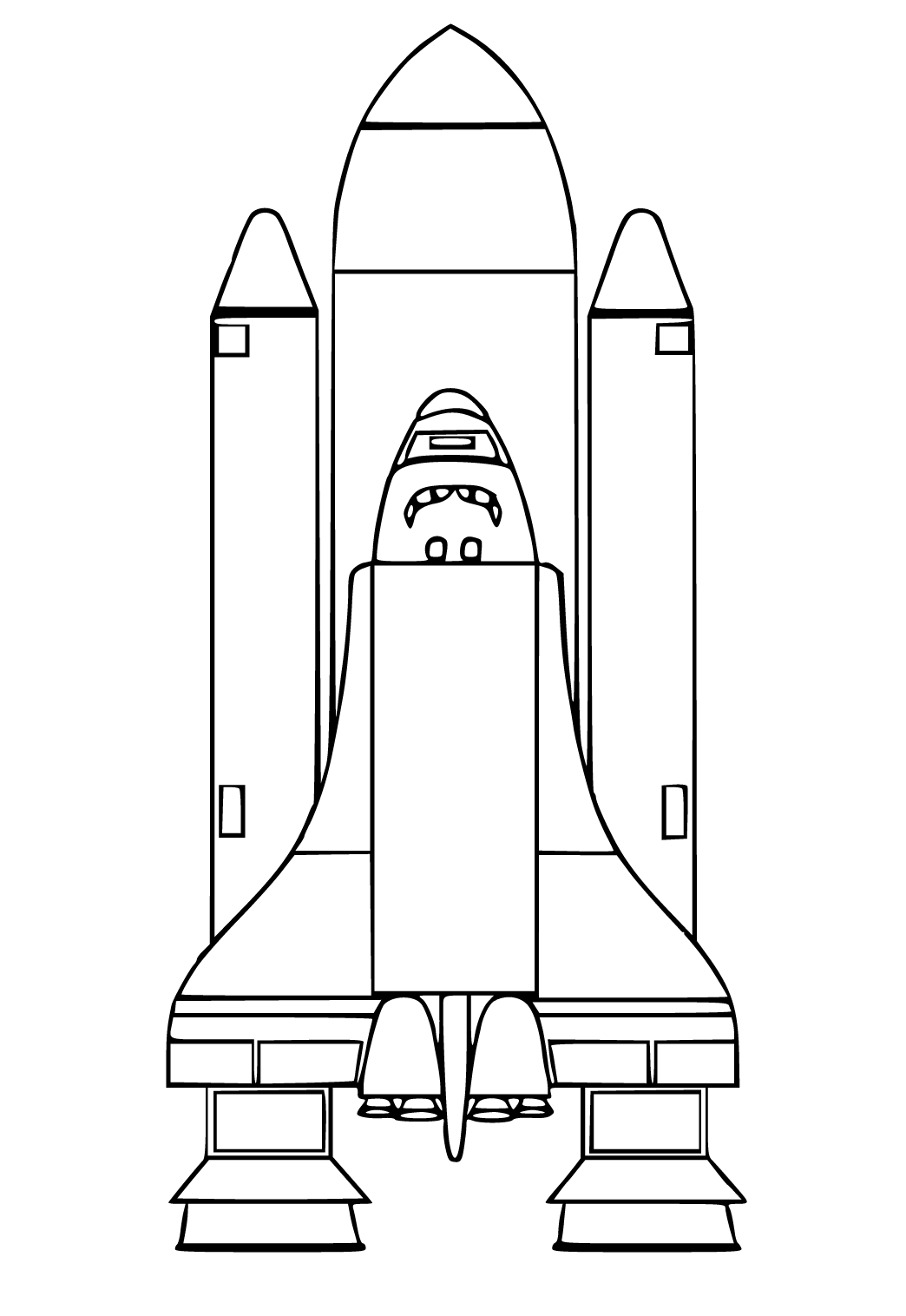 Free printable rocket ship real coloring page for adults and kids