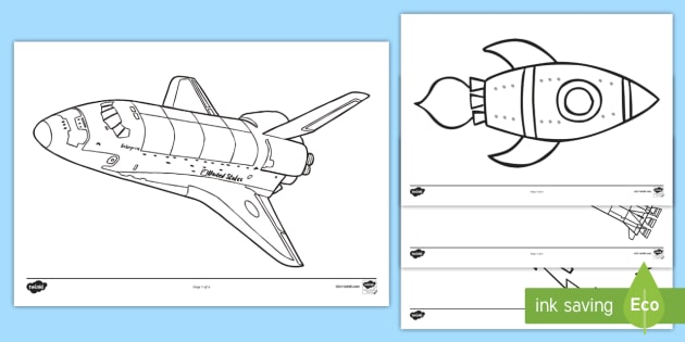 Rockets louring pages teacher made