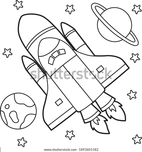 Thousand colouring pages rockets royalty