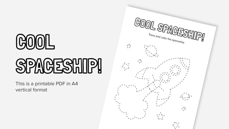 Printable coloring worksheets with rockets in pdf format