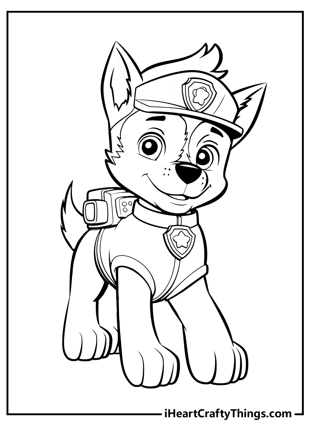 Paw patrol coloring pages free printables