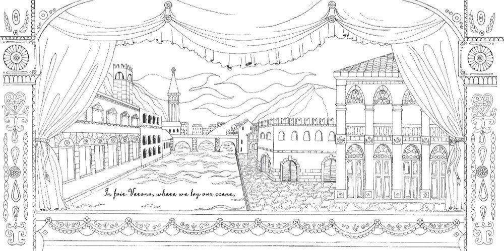 Romeo and juliet a coloring classic romeo and juliet free coloring pages coloring pages