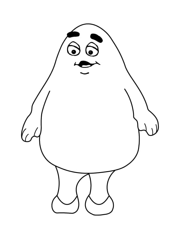 Grimace coloring pages