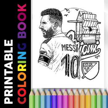 Soccer messi coloring pages â messi posters soccer printable coloring sheets