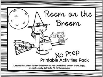 Room on the broom no prep book panion by k ratliff tpt