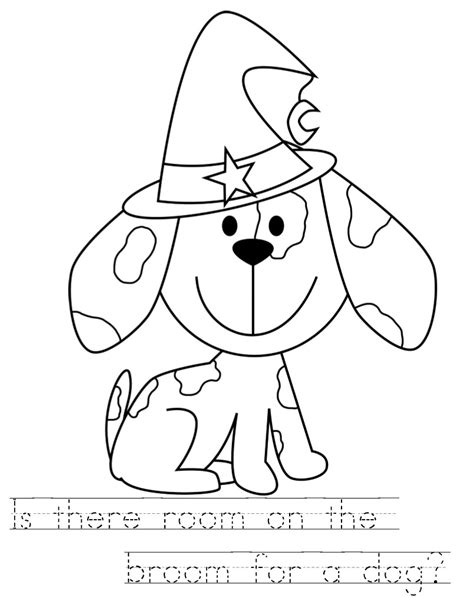 Room on the broom louring pages