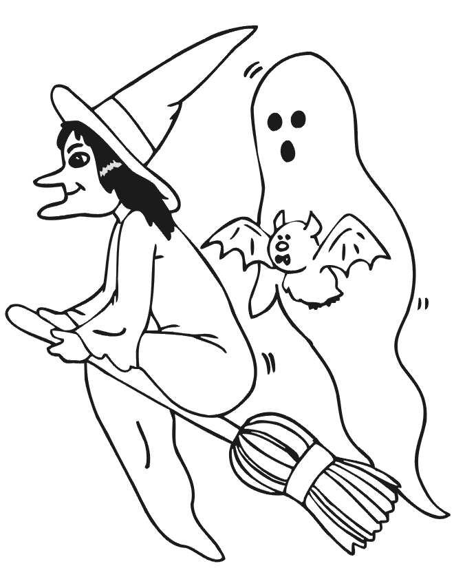 Witch coloring pages free printables for kids