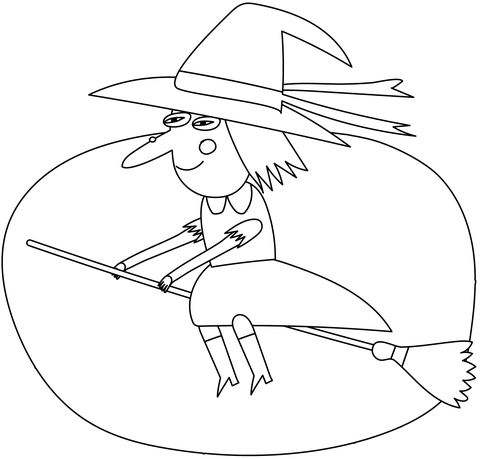 Witch coloring pages free coloring pages