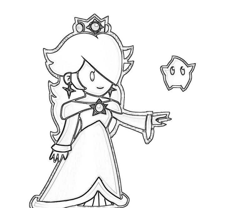 Rosalina friends art paper