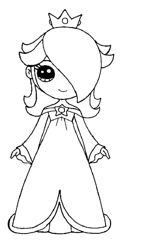 Rosalina super mario coloring pages â having fun with children