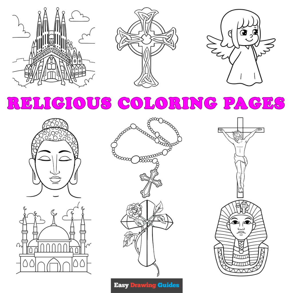 Free printable religious coloring pages for kids