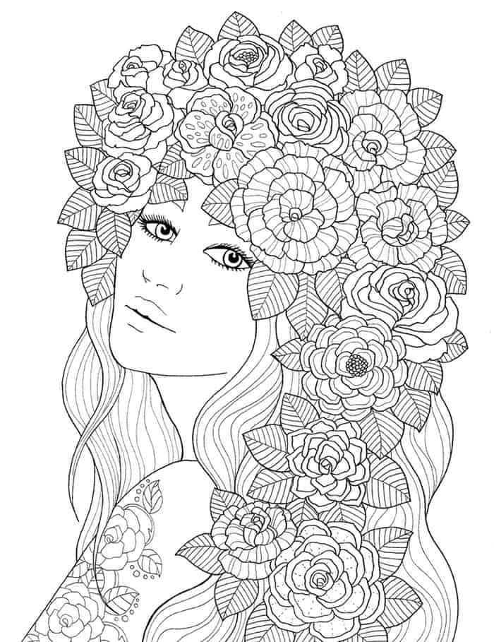 Rose mandala coloring pages coloraãão adulta livros de colorir para adultos flores para colorir