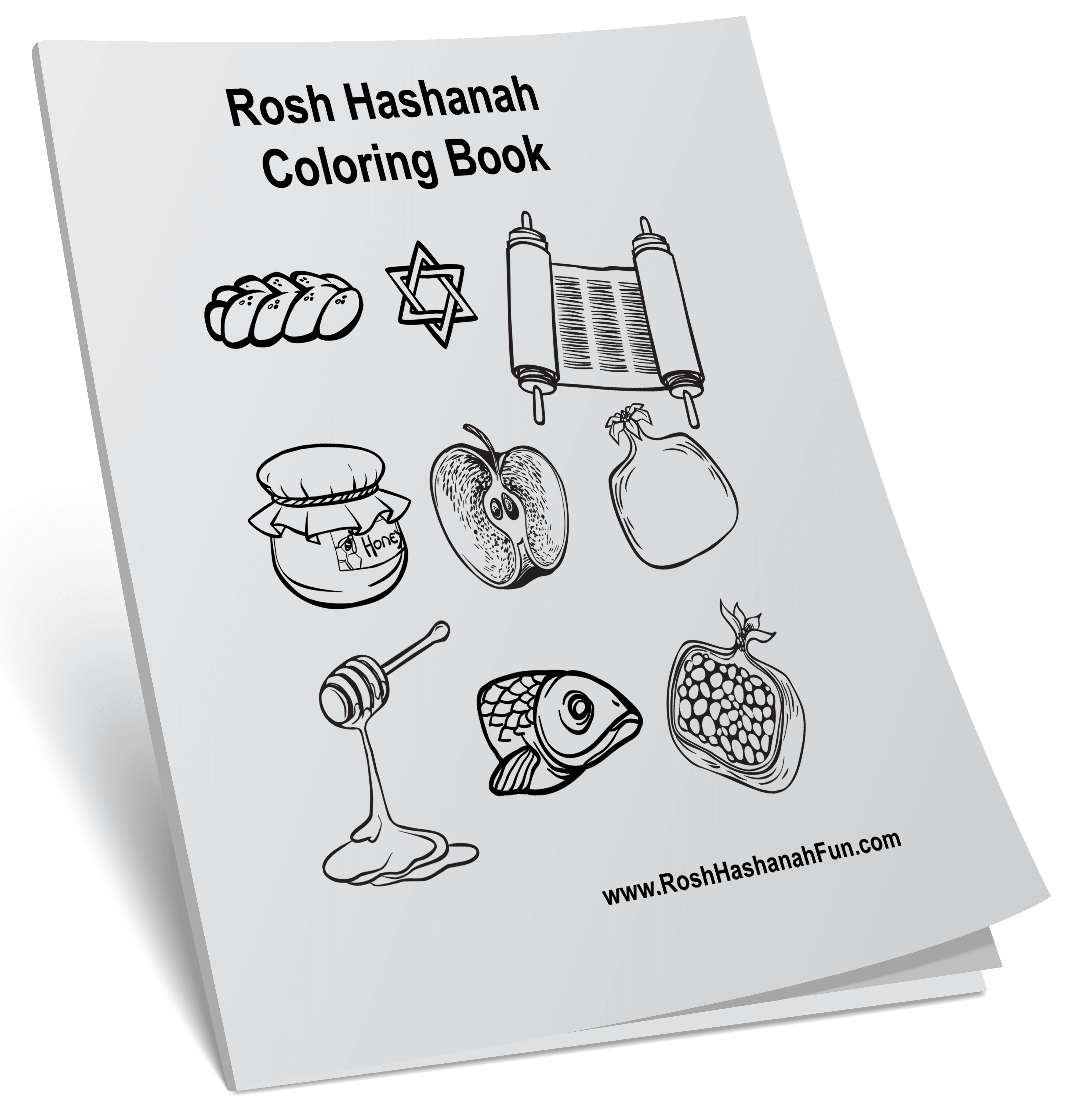 Rosh hashanah coloring book