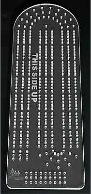 Cribbage board template