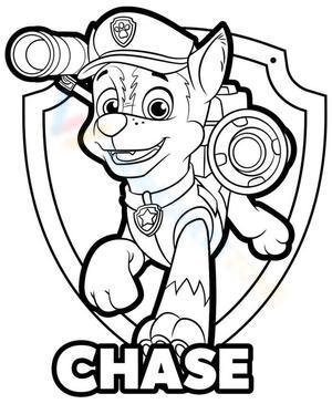 Our collection of free paw patrol coloring pages for kids