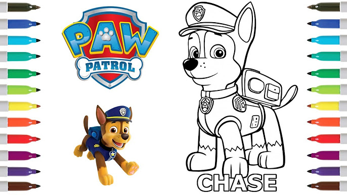 Paw patrol coloring pages