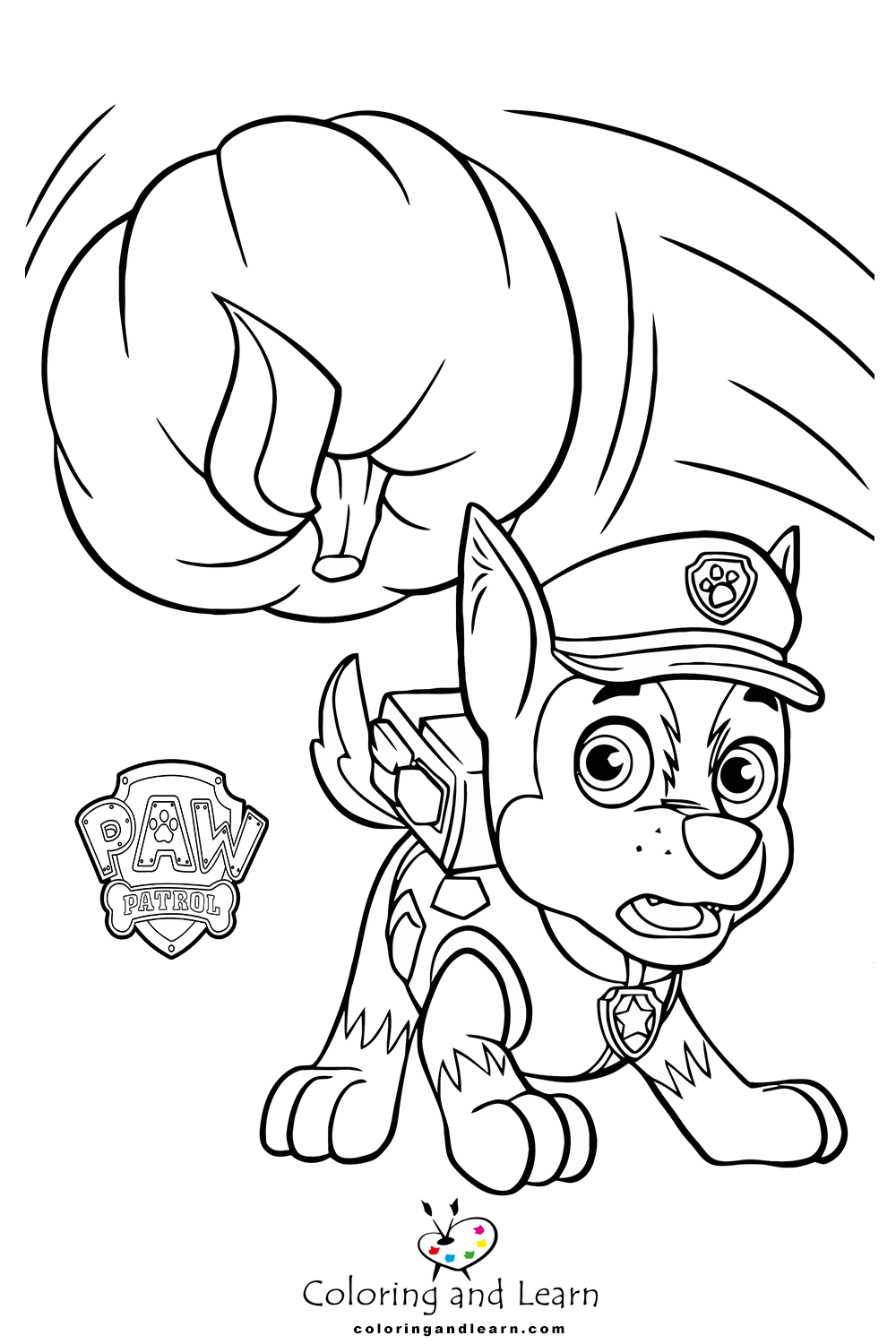 Paw patrol coloring pages