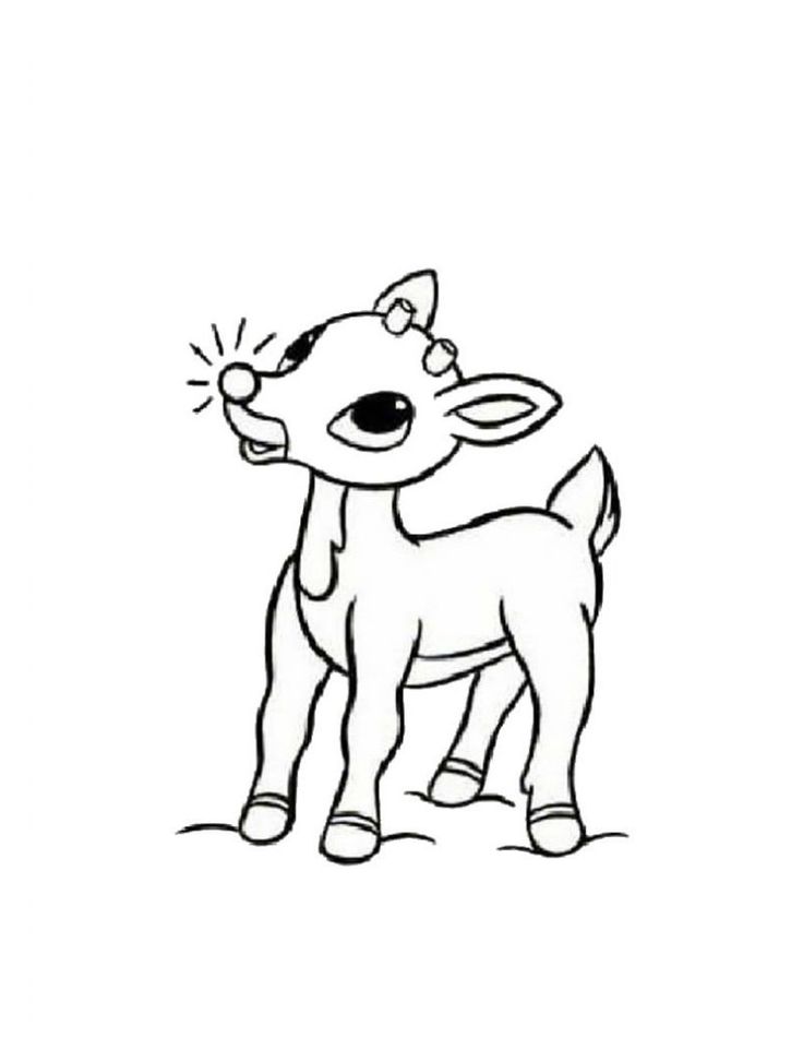 Free printable reindeer coloring pages for kids rudolph coloring pages christmas coloring pages deer coloring pages