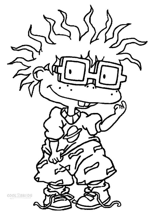 Printable rugrats coloring pages for kids coolbkids cartoon coloring pages cute coloring pages coloring pages
