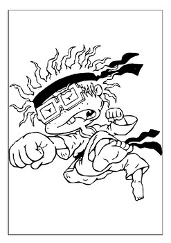 Get your kids creatively entertained with printable rugrats coloring pages p