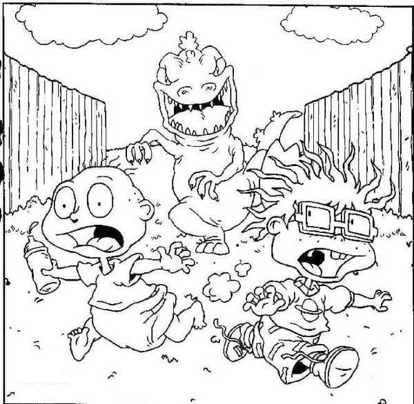 Rugrats coloring pages with regard to encourage to color pictures cartoon coloring pages coloring pages cute coloring pages
