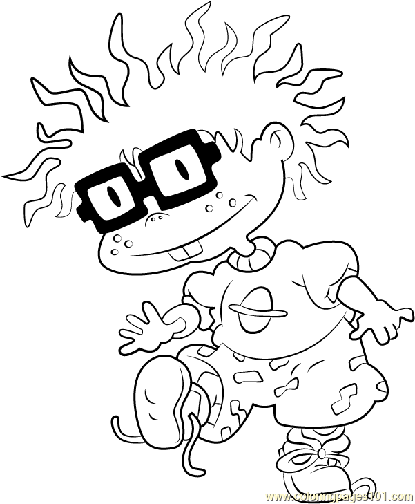 Chuckie coloring page for kids