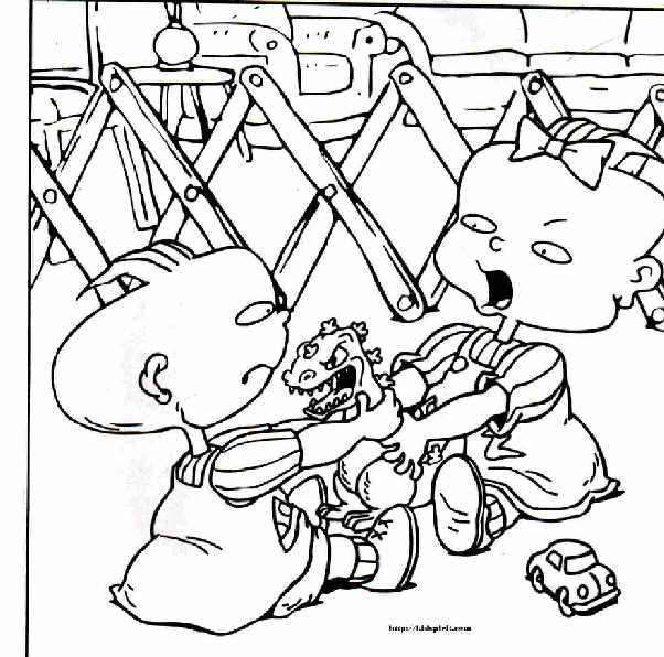 Everything rugrats and all grown up free printable rugrats coloring pages