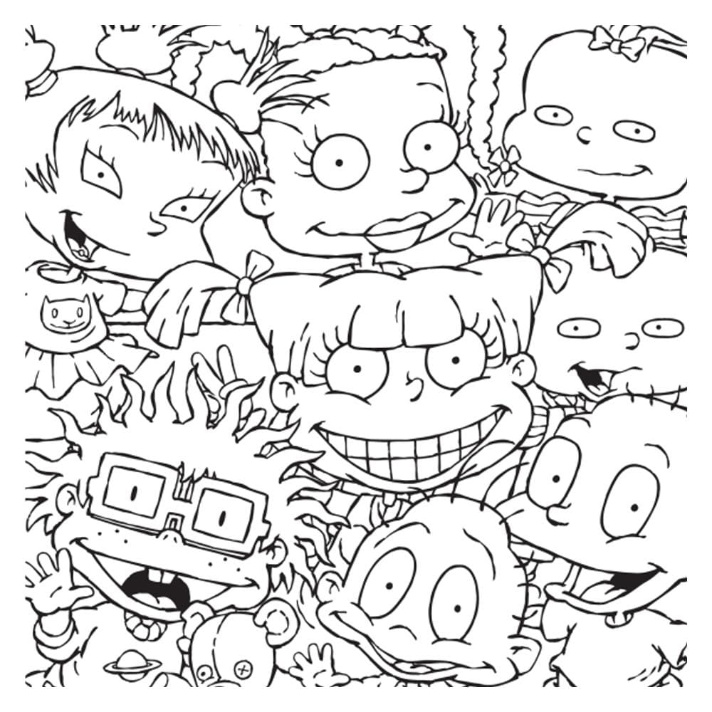 Rugrats coloring pages print and color