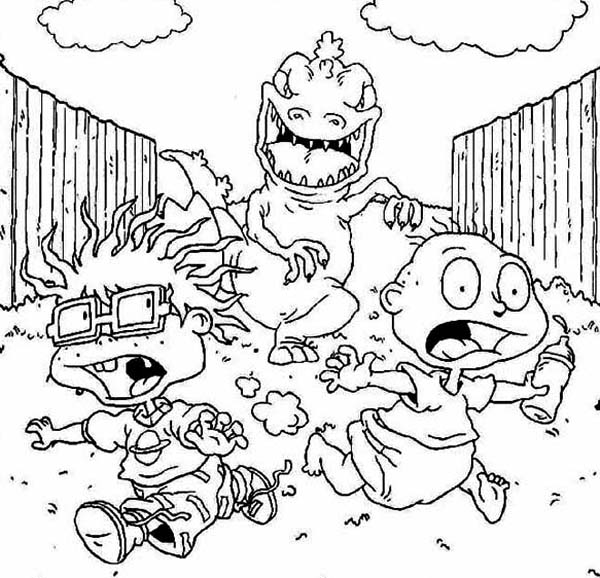 Coloring page rugrats cartoons â printable coloring pages