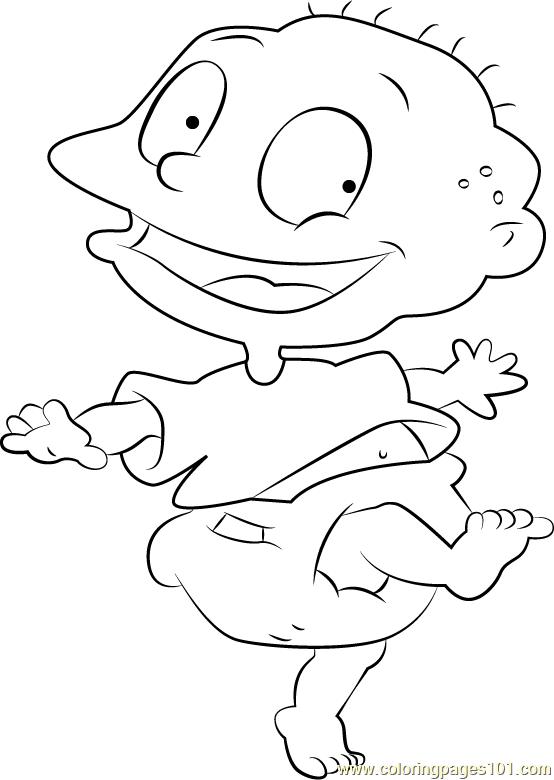 Tommy coloring page for kids