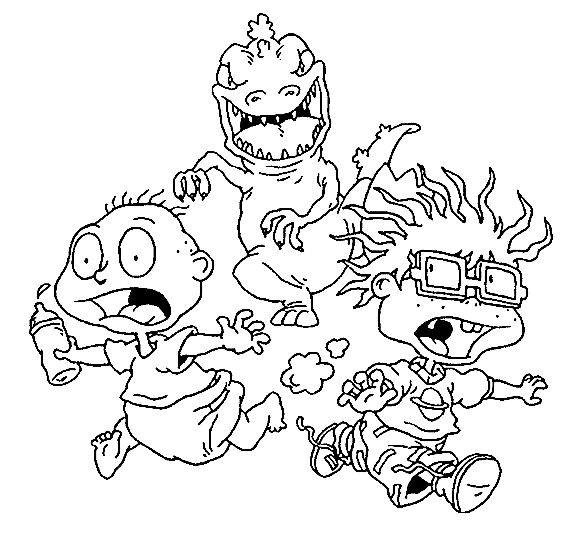 Rugrats coloring pages printable for free download