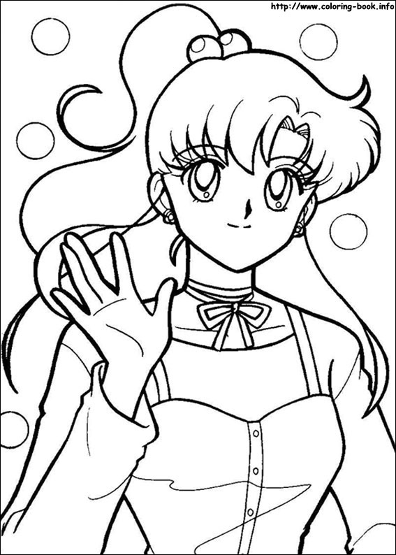 Sailor moon coloring picture