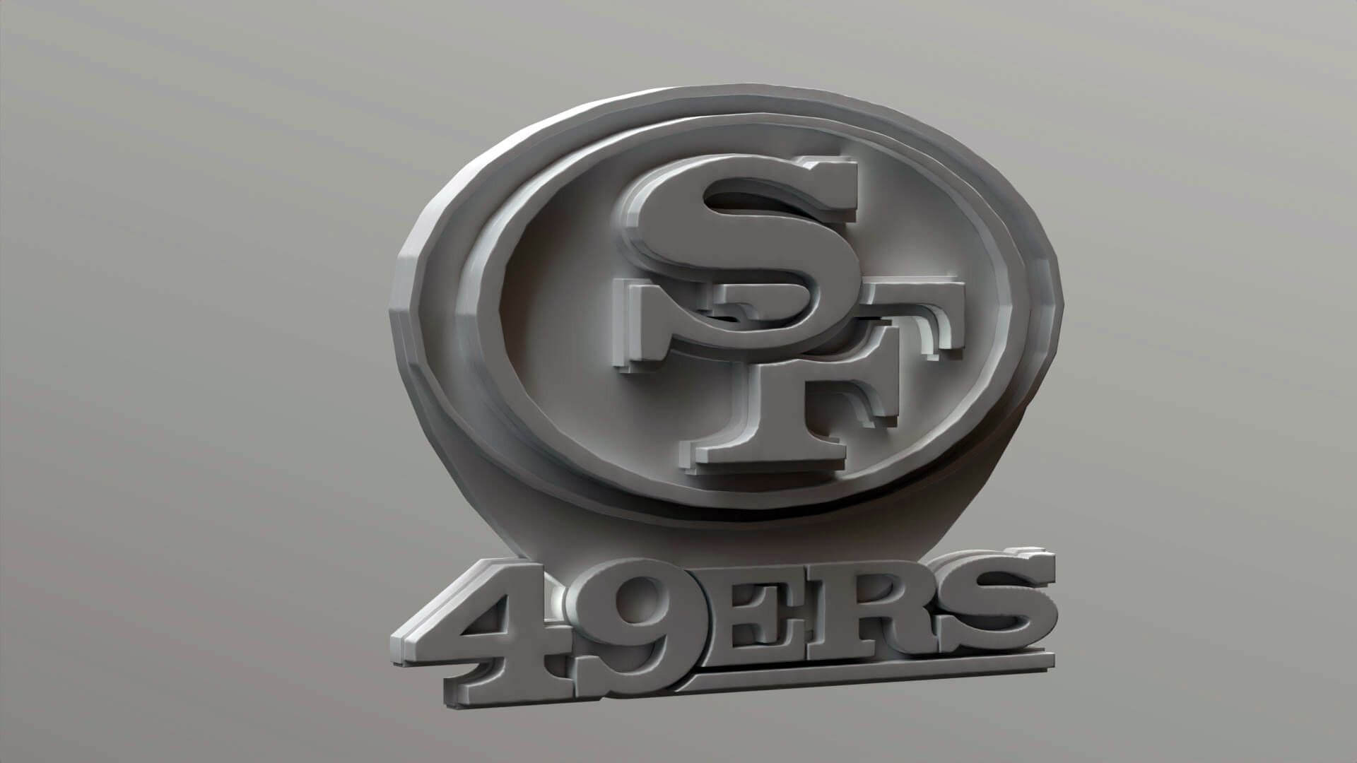 Nfl san francisco ers keychan logo printable