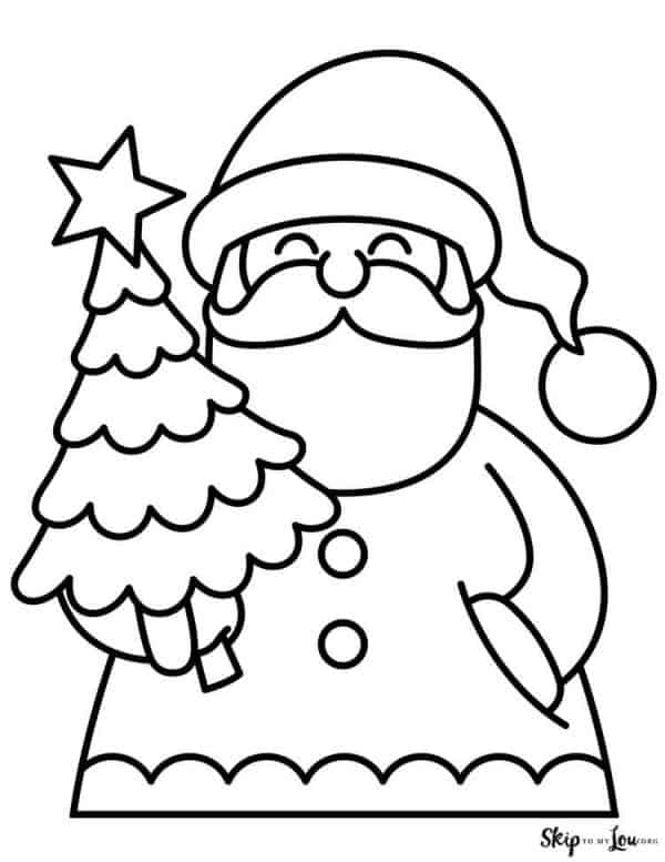 The best santa coloring pages to color this season skip to my lou